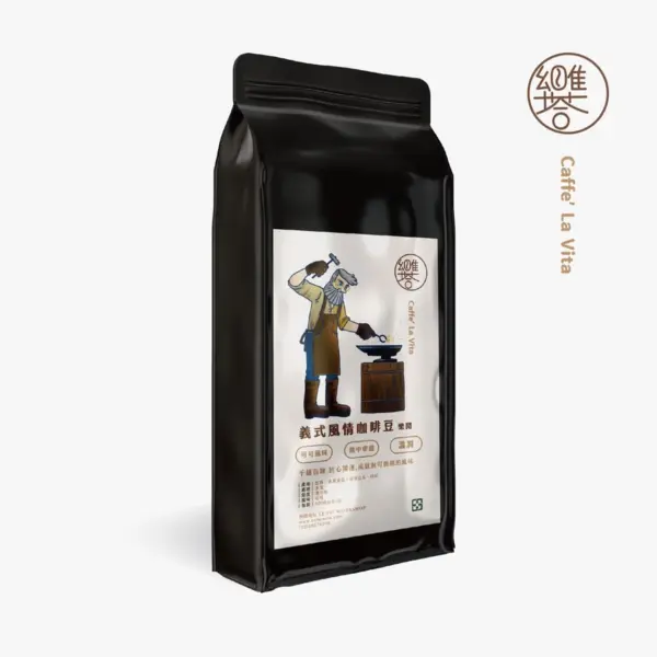 咖啡用品專賣店｜樂聞義式烘焙咖啡豆1kg｜樂唯塔LAVITA